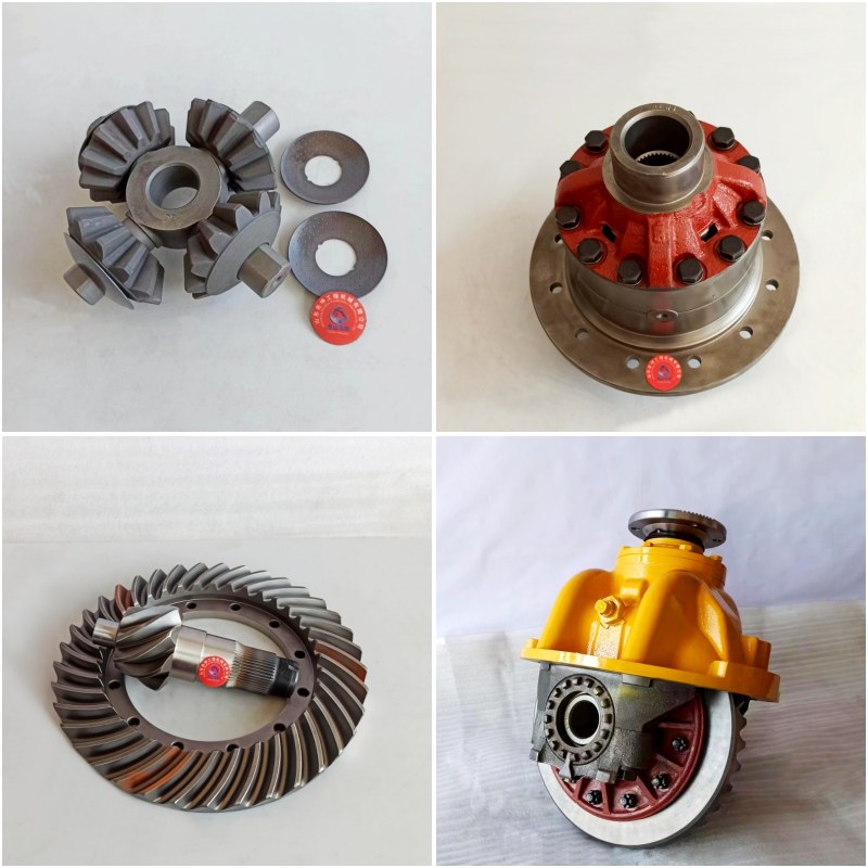 Par de engrenagens do veio da pá carregadora