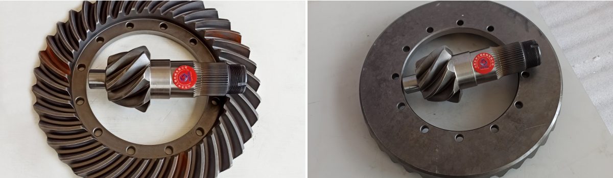 Paire d'engrenages d'essieu de chargeur