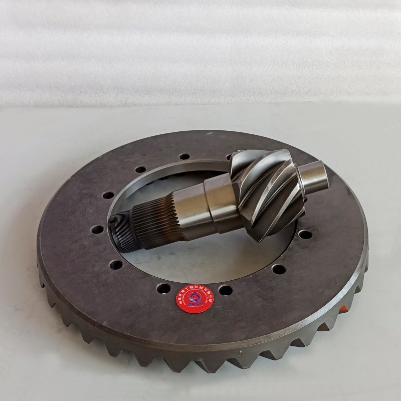 Par de engrenagens do veio da pá carregadora