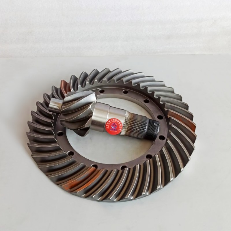 Par de engrenagens do veio da pá carregadora