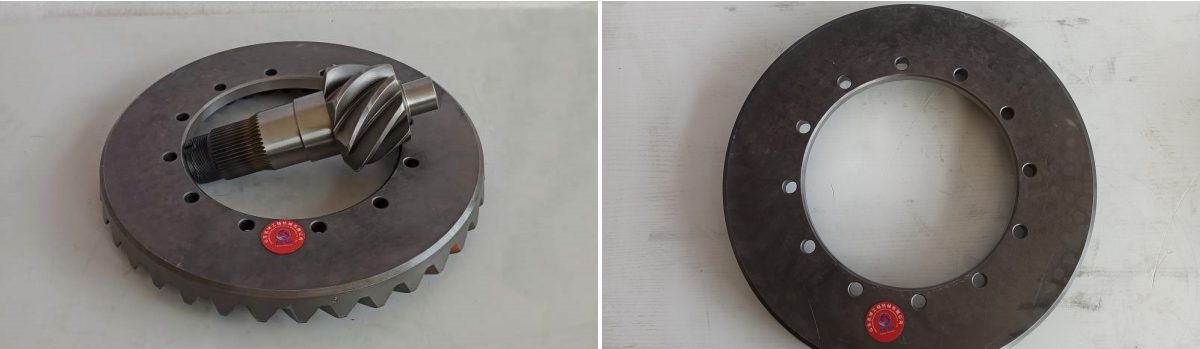 Paire d'engrenages d'essieu de chargeur