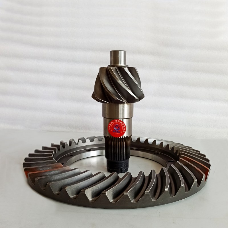 Par de engrenagens do veio da pá carregadora