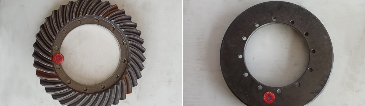 Paire d'engrenages d'essieu de chargeur