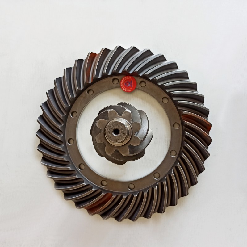 Par de engrenagens do veio da pá carregadora